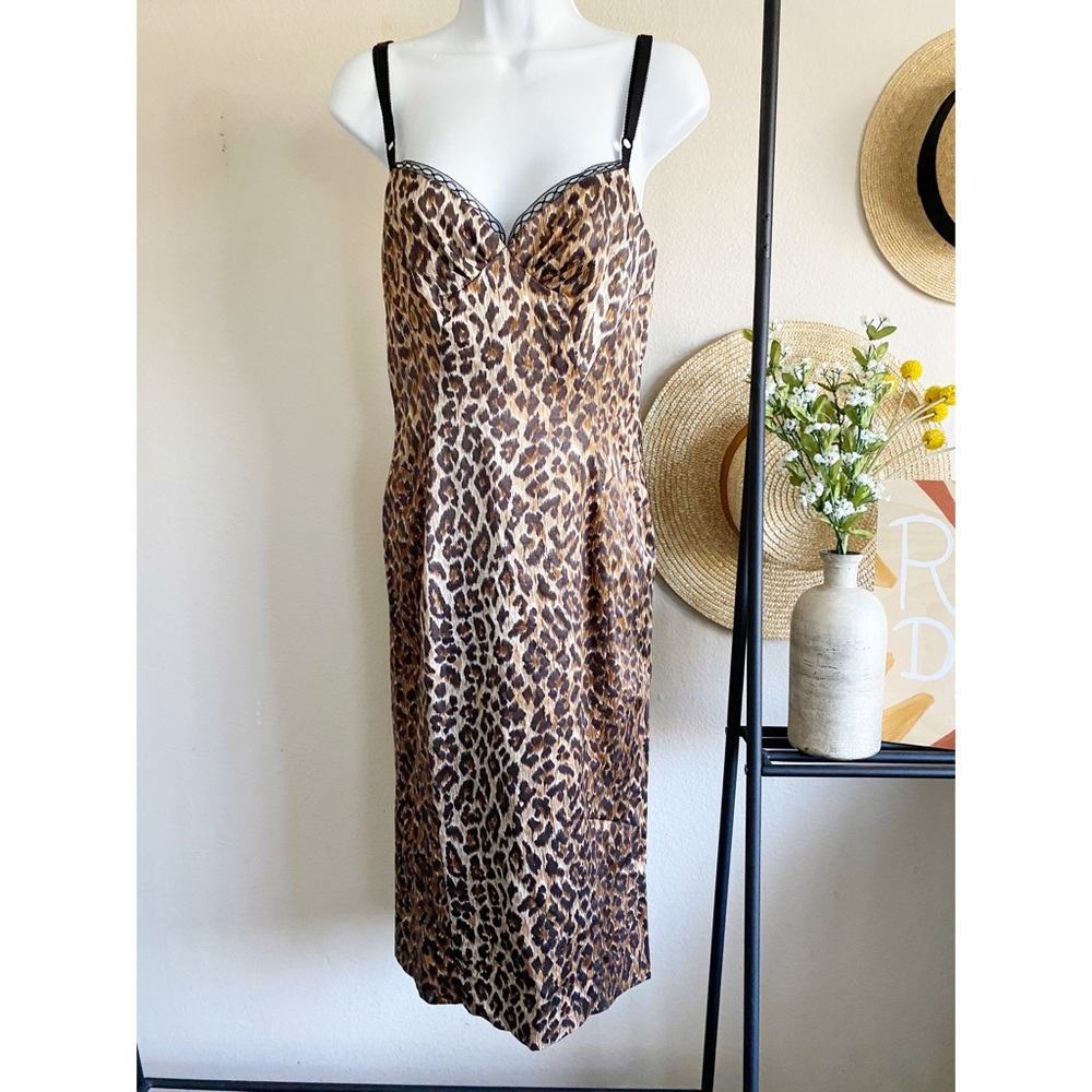 Dolce & Gabbana 90s Iconic Leopard Print Dress